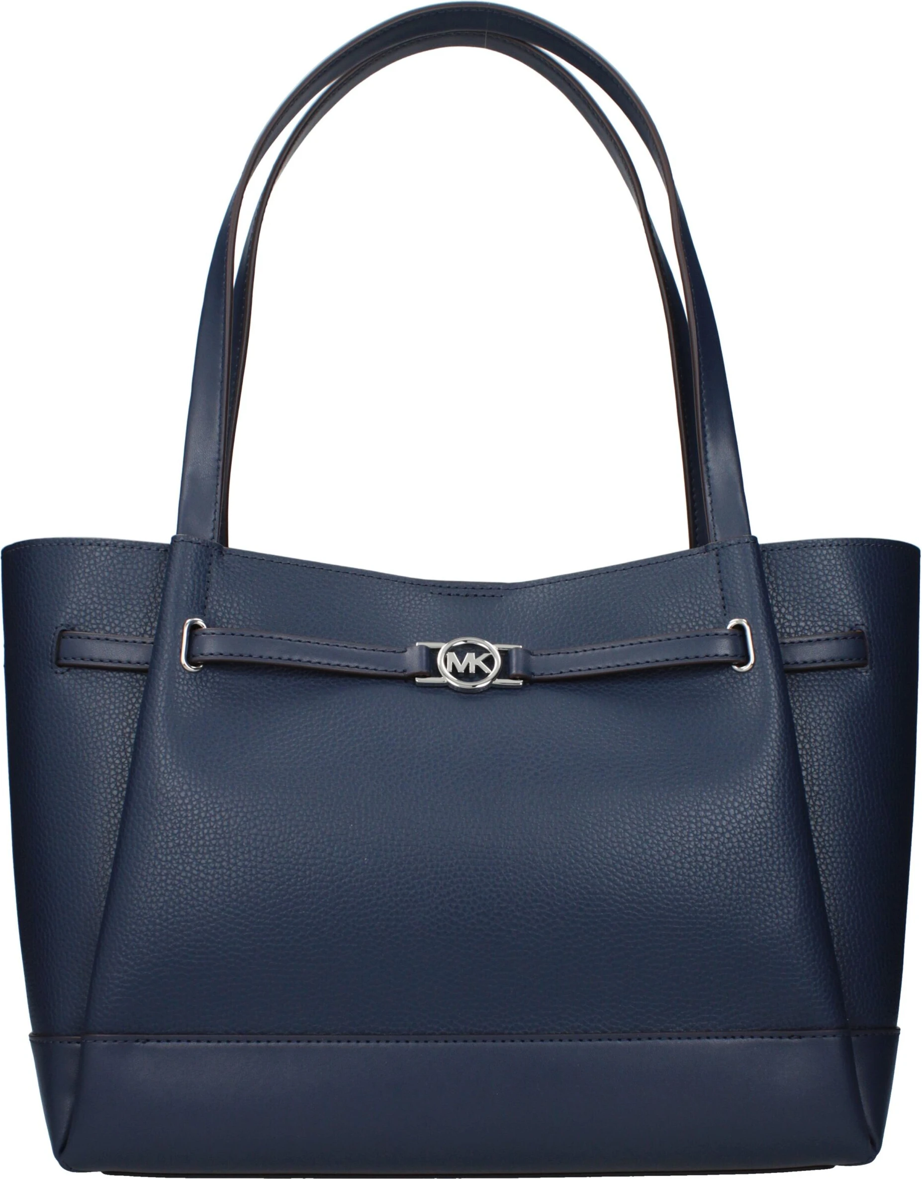 Синяя кожаная сумка через плечо Michael Kors