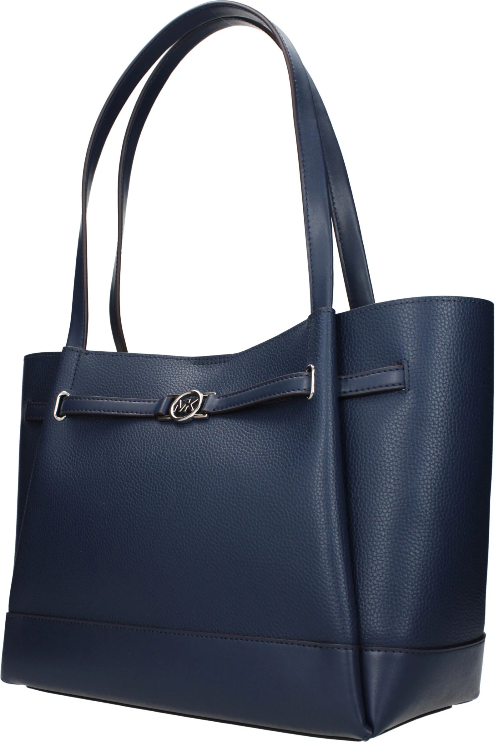 Синяя кожаная сумка через плечо Michael Kors
