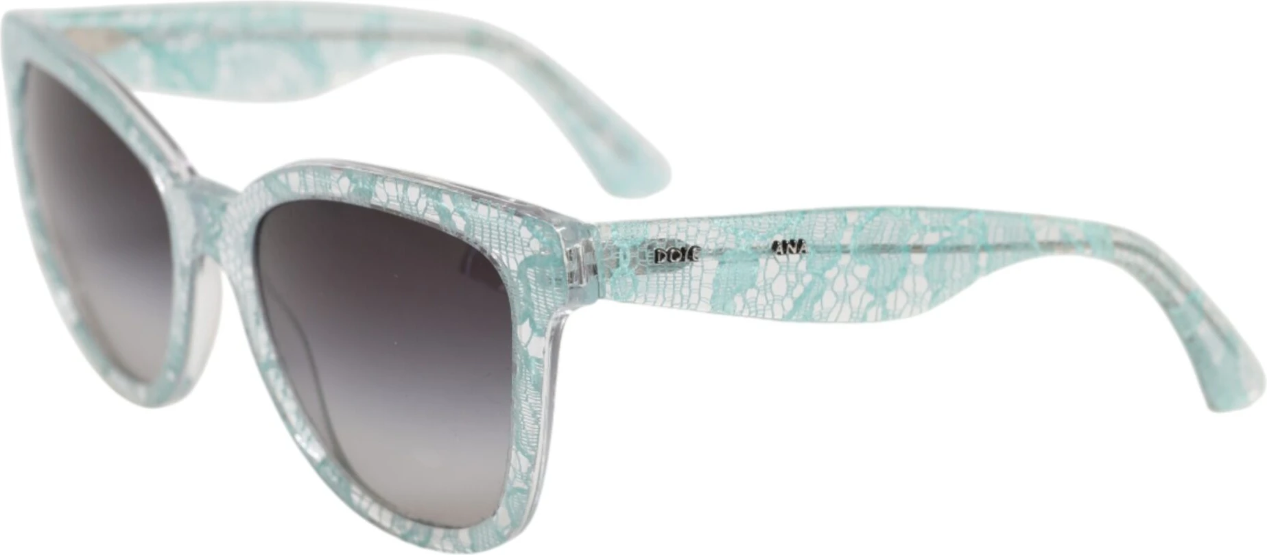 Dolce & Gabbana DG4190 Очки-солнцезащитные прямоугольные с синим кружевом из ацетата