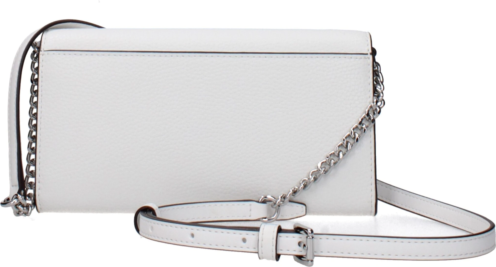 Белая кожаная сумочка Michael Kors