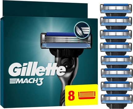 Сменные кассеты Gillette Mach3 Base