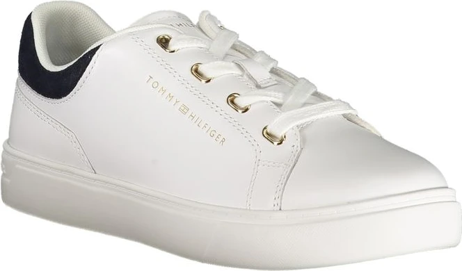 Белые кожаные женские кроссовки Tommy Hilfiger