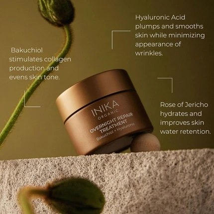 Средство для ночного восстановления Inika Organic Overnight Repair Treatment