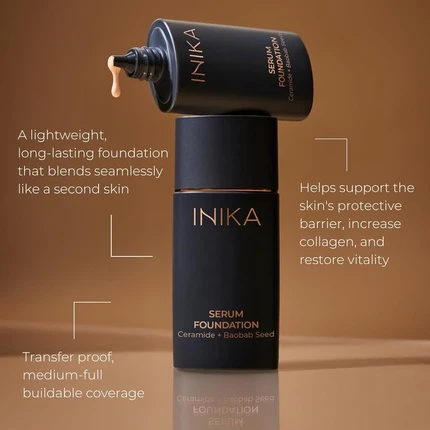 Сывороточная тональная основа Foundation Inika Organic Serum Foundation