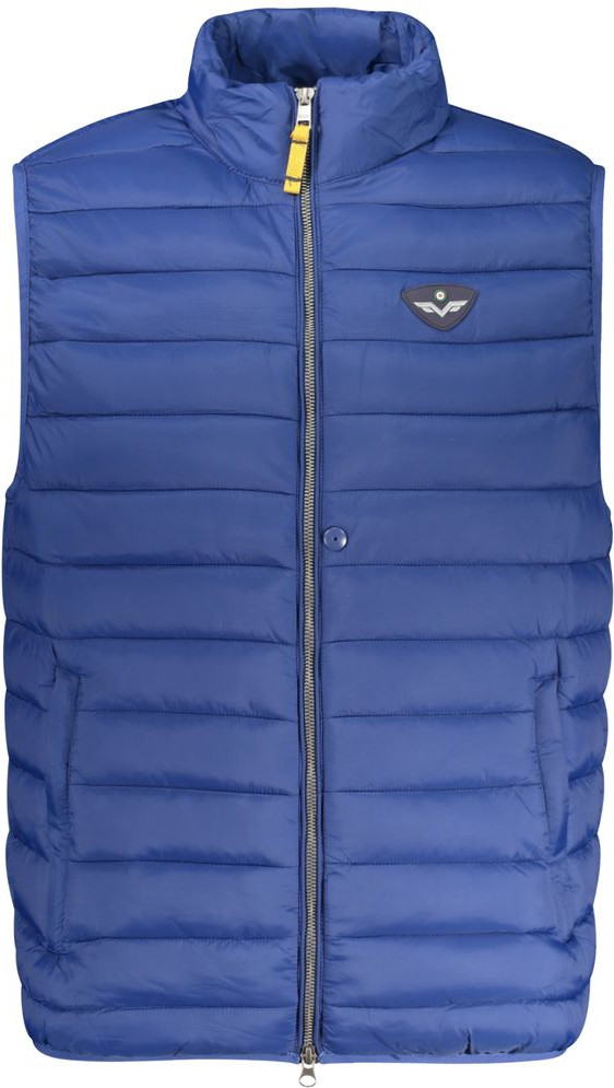 Blue Polyamide Men Jacket