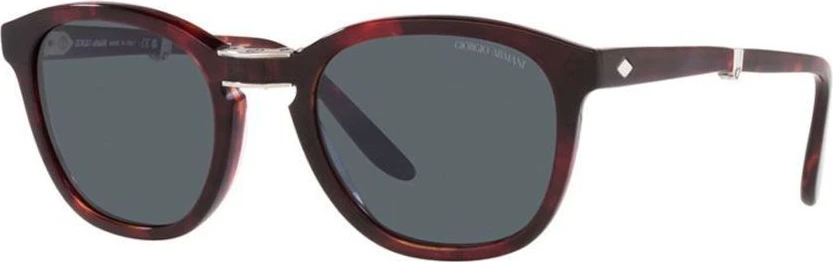 Красные солнцезащитные очки из ацетата Giorgio Armani