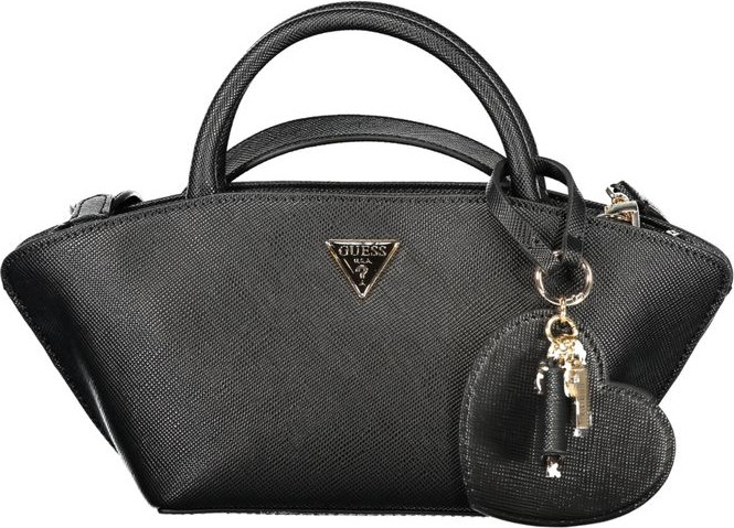 Черная полиэтиленовая сумка Guess Shoes