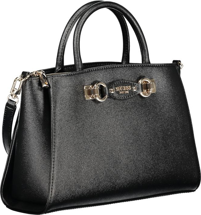 Черная полиэтиленовая сумка Guess Shoes