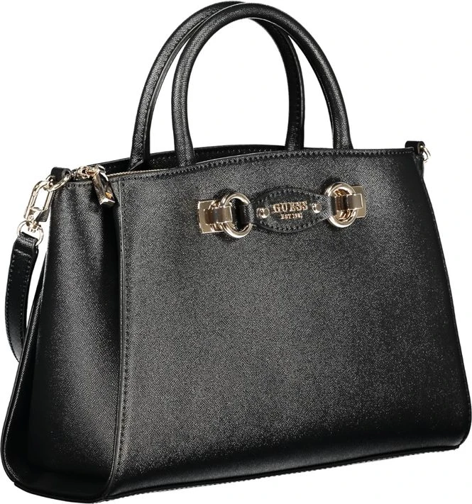 Черная полиэтиленовая сумка Guess Shoes