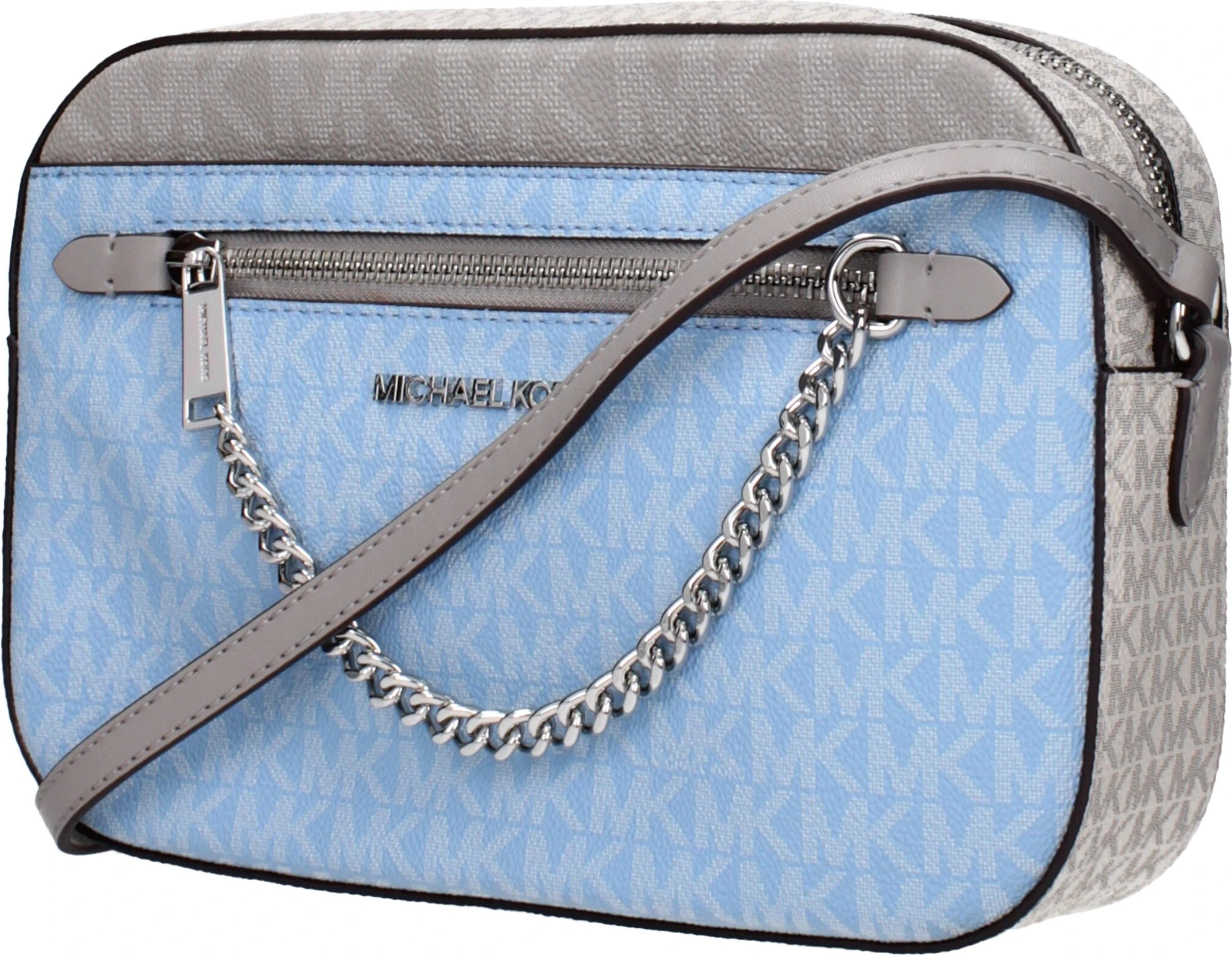 Michael Kors Голубая тканевая сумка через плечо