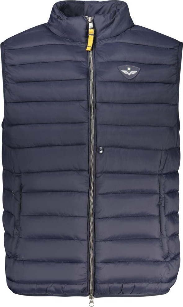 Blue Polyamide Men Jacket