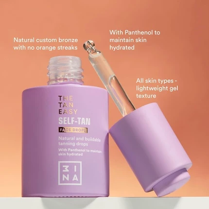 Автозагар для лица капли 3ina The Tan Easy
