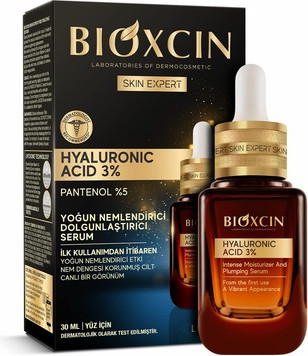 Сыворотка с гиалуроновой кислотой и пантенолом для восполнения влаги Bioxcin