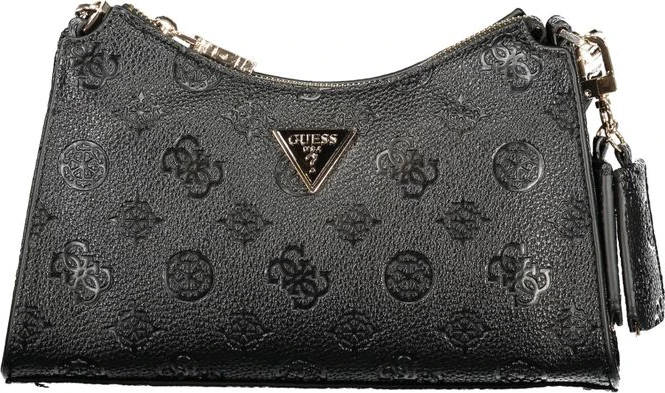 Черная полиэтиленовая сумка Guess Shoes