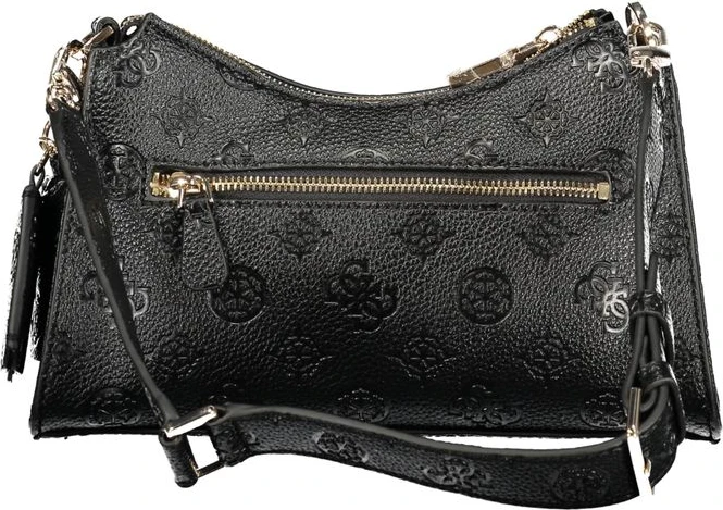 Черная полиэтиленовая сумка Guess Shoes