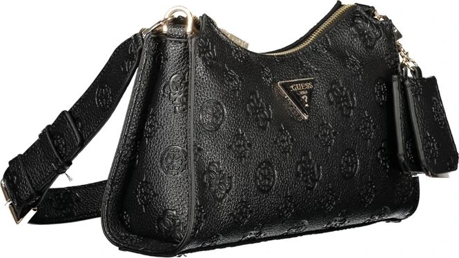 Черная полиэтиленовая сумка Guess Shoes
