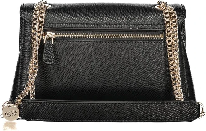 Черная полиэтиленовая сумка Guess Shoes