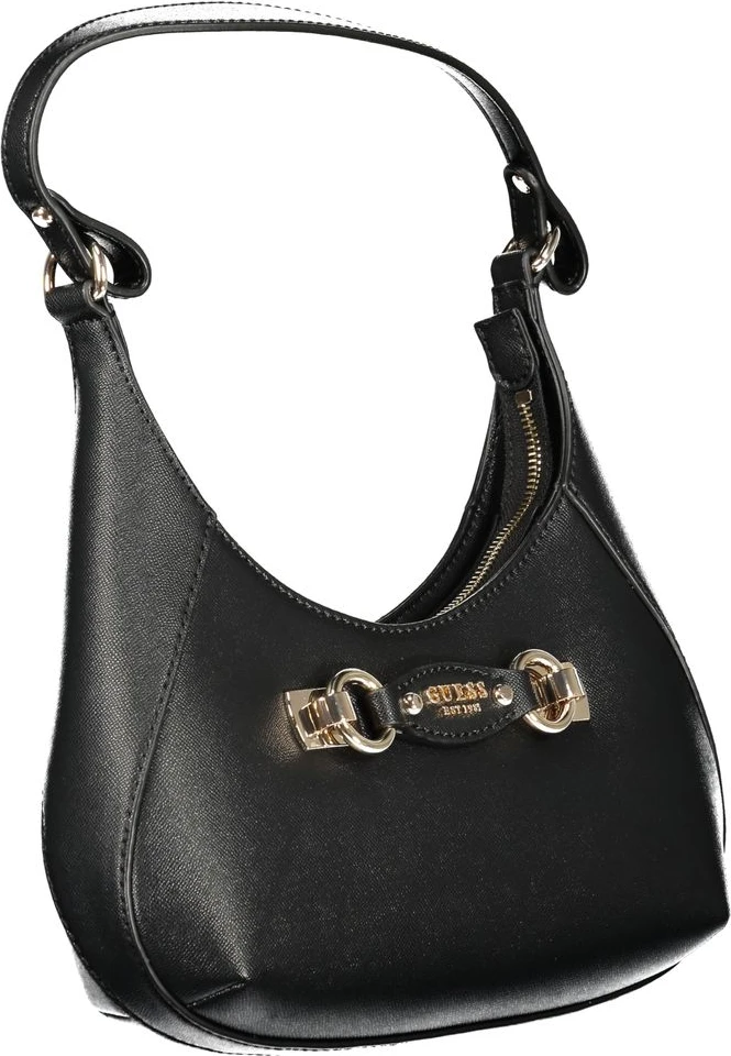 Черная полиэтиленовая сумка Guess Shoes
