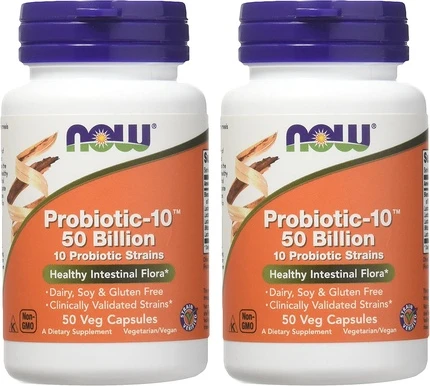 Капсулы Now Foods Probiotic-10 50 миллиардов