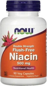 Капсулы Now Foods Ниацин Без Покраснения Двойной Силы