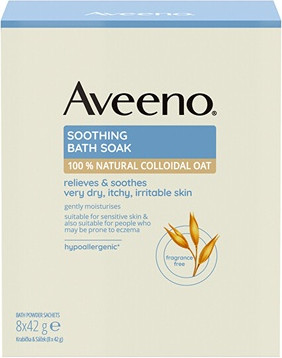 Успокаивающая соль для ванны Aveeno