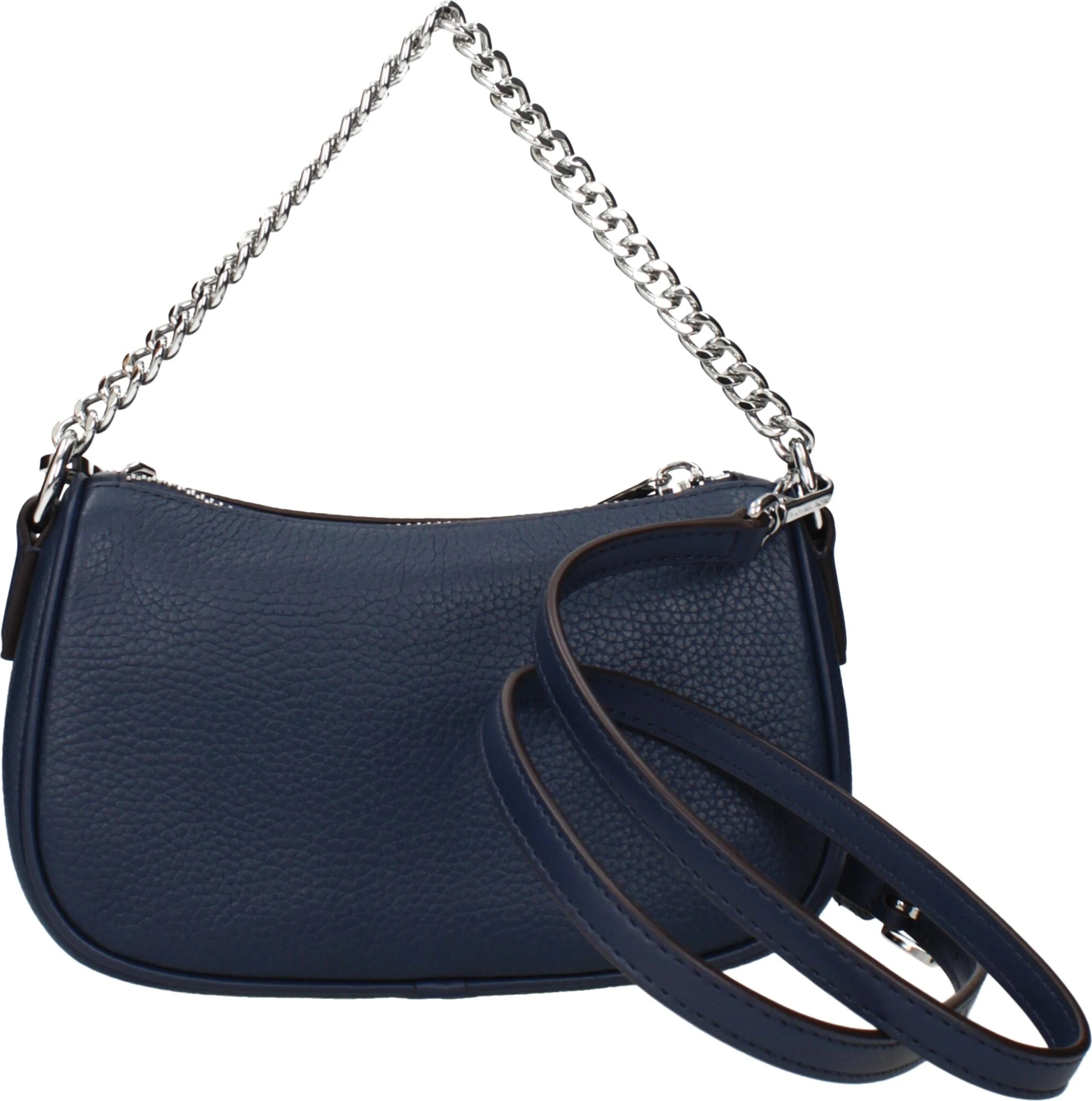 Синие кожаные сумки Michael Kors