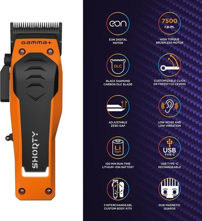 Машинка для стрижки волос Gamma Shorty Professional для мужчин