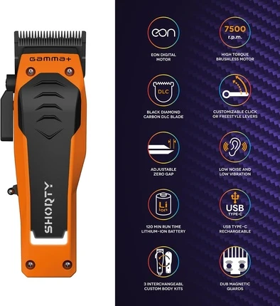 Машинка для стрижки волос Gamma Shorty Professional для мужчин