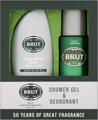 Набор "Дезодорант-спрей и гель для душа" Brut Original