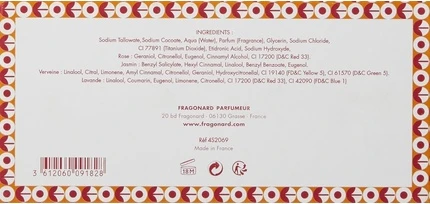 Подарочный набор ароматизированного мыла Fragonard