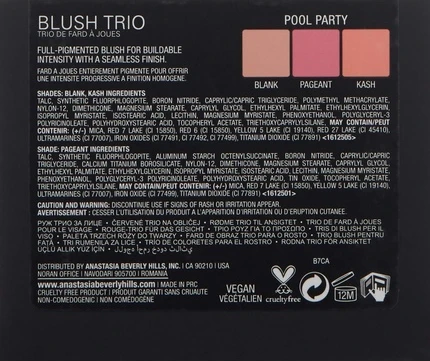 Румянец-трио Anastasia Beverly Hills Pool Party