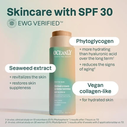Тонированный стик для лица Attitude Oceanly с SPF 30