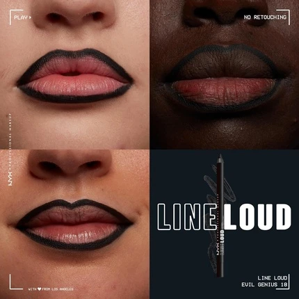 Карандаш для губ NYX PROFESSIONAL MAKEUP Line Loud