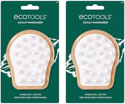 Brush Wooden EcoTools Stimulation Scalp Massager