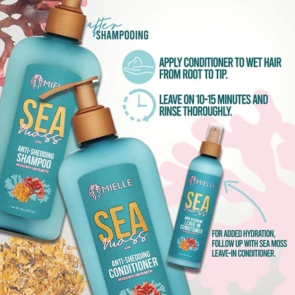 Кондиционер Mielle Organics Sea Moss против выпадения волос