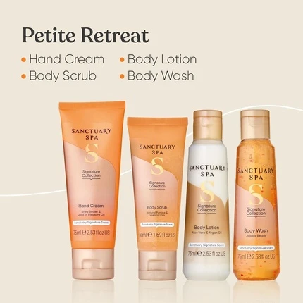 Набор по уходу за телом Sanctuary Petite Retreat Gift Set для женщин