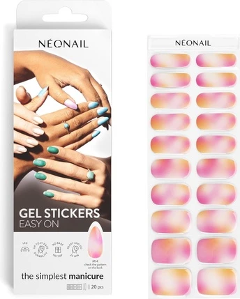 Гелевые наклейки для ногтей с УФ-отверждением Neonail Nonail Nail Foil