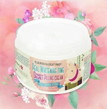 Anti-Pigmentation Spot Cream Elizavecca Real Whitening Time Secret Pilling Cream