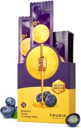 Маска для лица Frudia WELCOS Blueberry Honey Overnight Face Mask