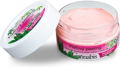 Body Scrub & Peeling Bione Cosmetics 100% Organic/Vegan Face and Body Scrub with Cannabis Extracts