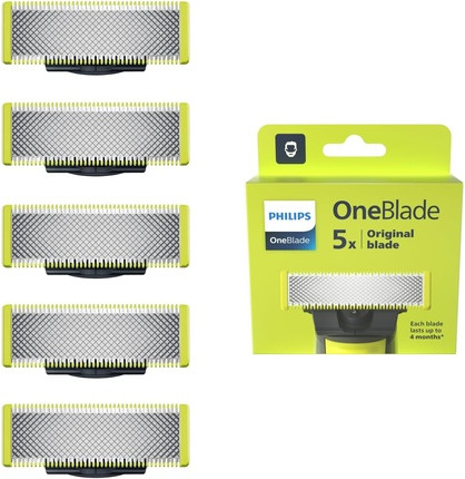 Сменные лезвия Philips OneBlade из нержавеющей стали Original