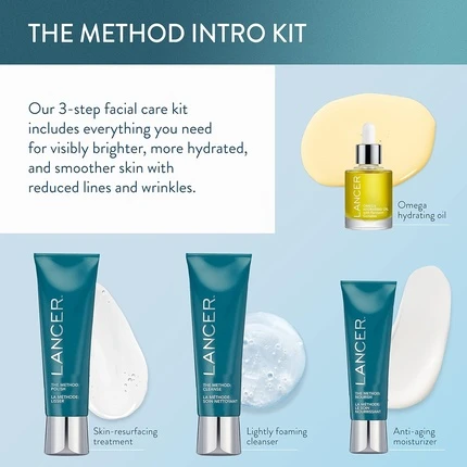 Набор для ухода за кожей лица Lancerto The Method Intro Kit