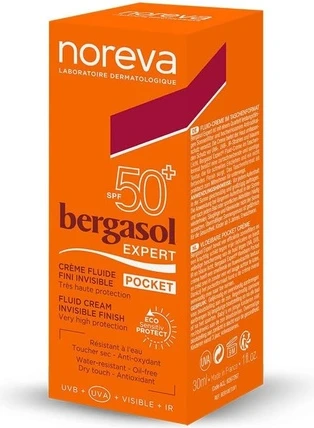 Флюидный крем Noreva Bergasol Expert Невидимое покрытие