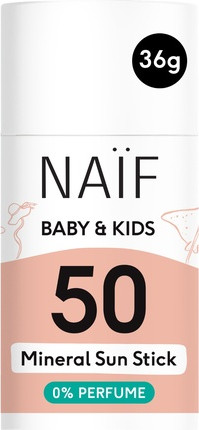 Минеральный солнцезащитный стик Naif для младенцев и детей