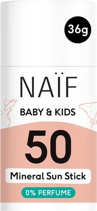 Минеральный солнцезащитный стик Naif для младенцев и детей