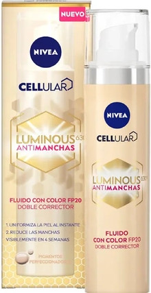 Колированный флюид Nivea Luminous 630 от пигментных пятен SPF 20