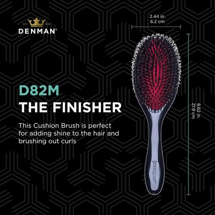 Пневматическая щетка Denman D82M с натуральной щетиной