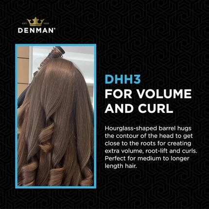 Круглая щетка Denman Medium Thermo Ceramic с песочным изгибом для горячей укладки