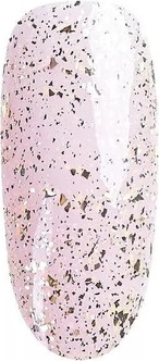Top Coat Neonail Nonail UV Лак для ногтей Верхнее покрытие Гель UV Топ Свечение с золотыми хлопьями