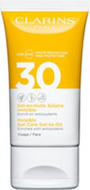 Солнцезащитный гель-масло Clarins Invisible Sun Care